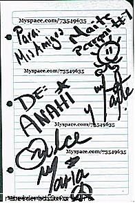 poze cu autografe - aiki sunt doar autografele - RbD